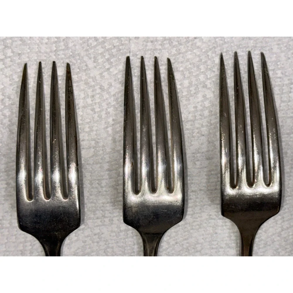 Community Plate‎ Milady Salad Forks Set of 4 – 1940 Silverplate Replacement